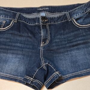 Maurices Indigo Denim Shorts